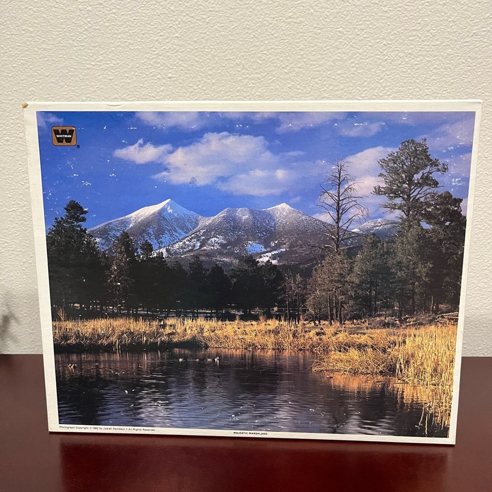 Factory Sealed Vintage Whitman Majestic Marshland 4777-24 1000 Piece Puzzle